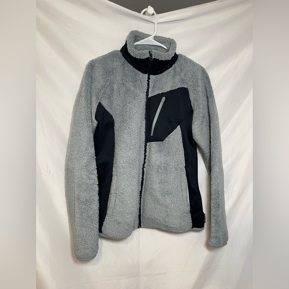 Columbia Black and Gray Fleece Jacket